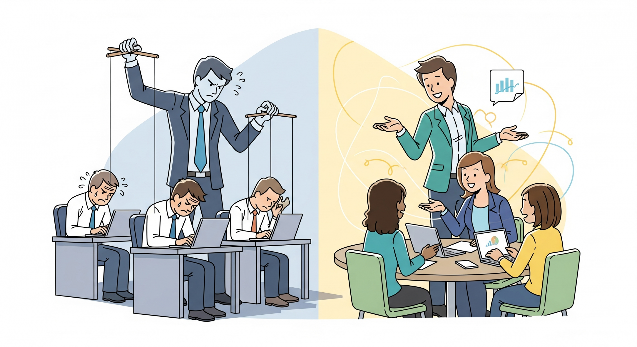 Del control a la confianza: El liderazgo empático y equitativo para retener y potenciar el talento