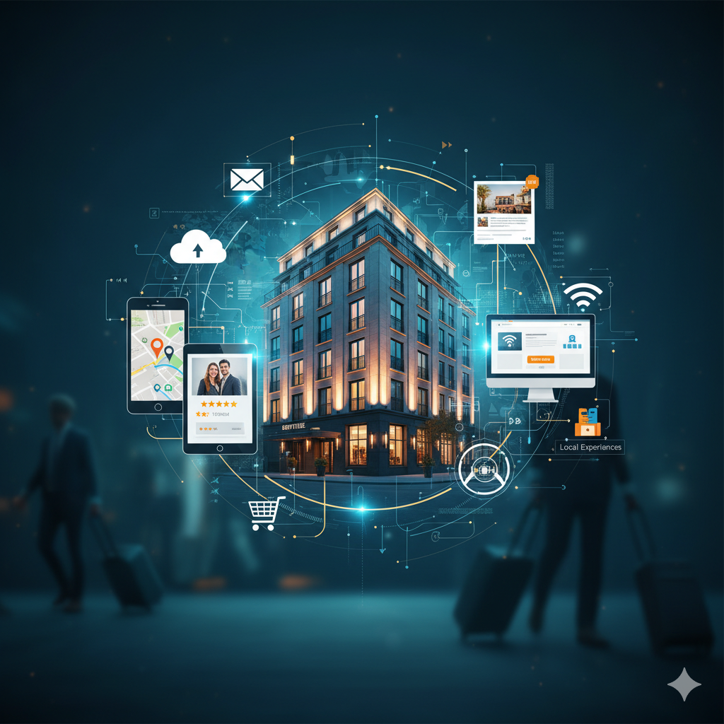 12 herramientas de marketing hotelero con inteligencia artificial más efectivas